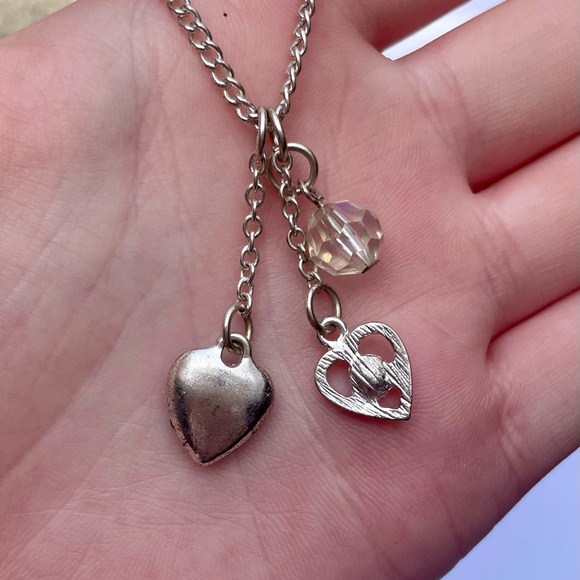 Silver Tone Multi Charm Necklace - Picture 4 of 5